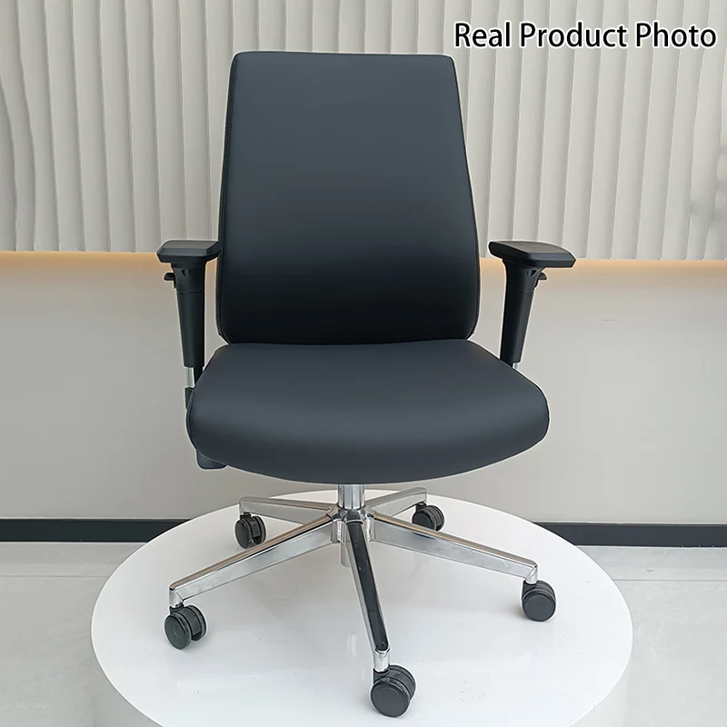 Modern Minimalist Office Chair: Mid-Back Design Work Chair - Ergonomic Comfort Desk Chair For Home Office