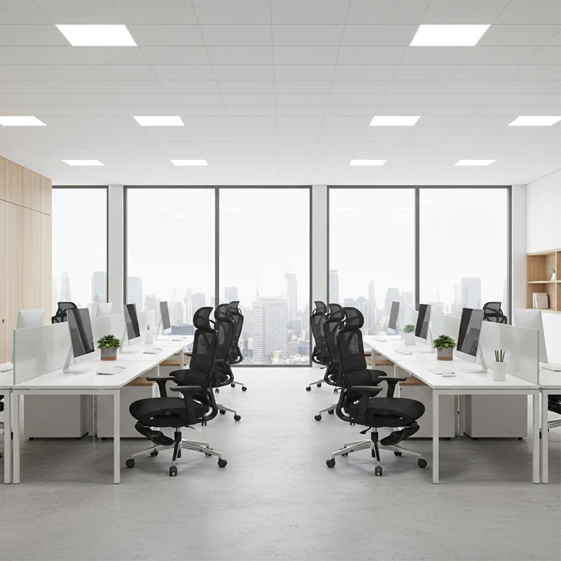 Modern Minimalist Ergonomic Chair: High-Back Mesh Office Chair - Height-Adjustable Swivel Headrest Desk Chair For Home Office