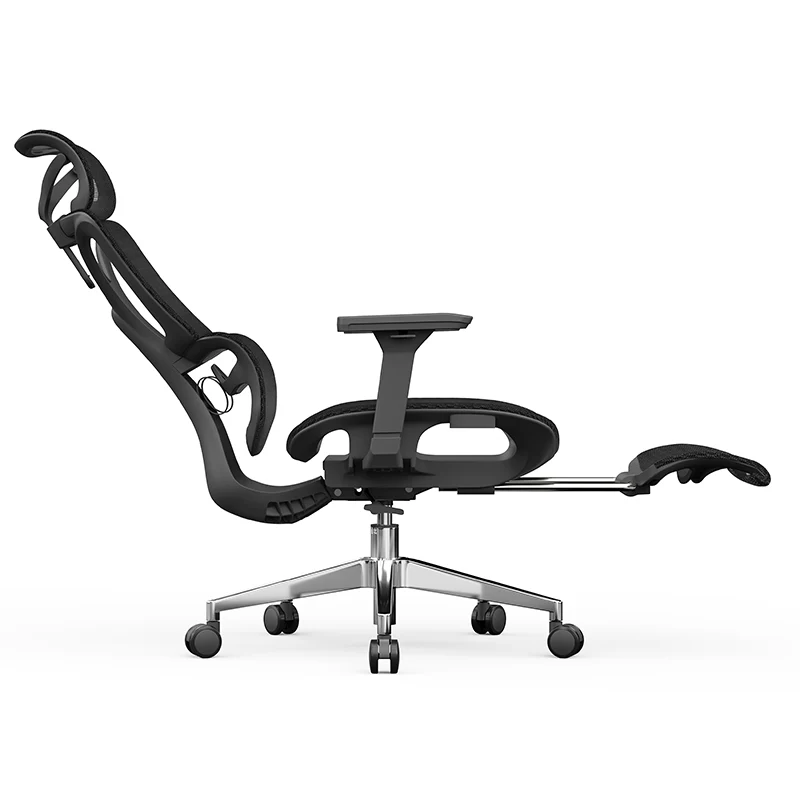 Modern Minimalist Ergonomic Chair: High-Back Mesh Office Chair - Height-Adjustable Swivel Headrest Desk Chair For Home Office