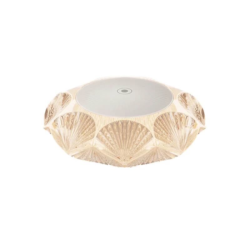 Modern Luxury Table Lamp USB Rechargeable - Glass & PC Touch Dimmable Shell-Inspired Bedside Lamp For Bedroom Tea Room Outdoor