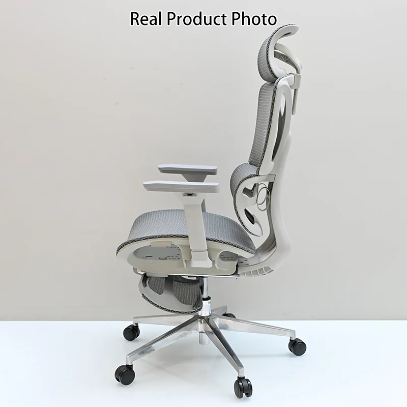 Modern Minimalist Ergonomic High-Back Office Chair: Breathable Mesh - Reclining Gaming Office Chair With Footrest For Home Office