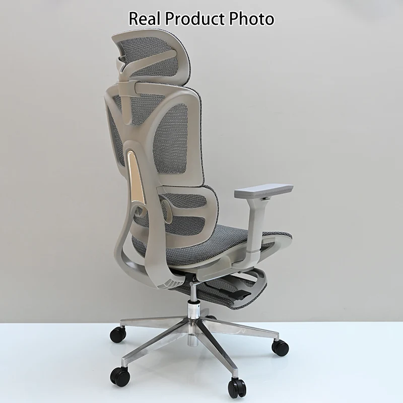 Modern Minimalist Ergonomic High-Back Office Chair: Breathable Mesh - Reclining Gaming Office Chair With Footrest For Home Office