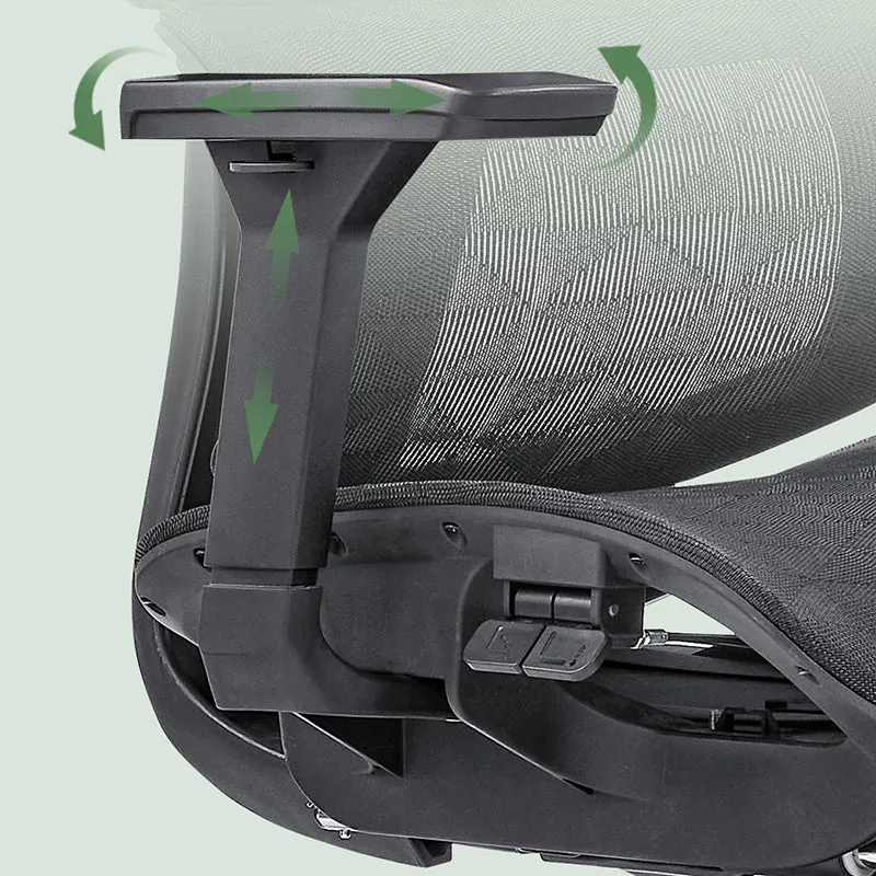 Modern Minimalist High-Back Desk Chair: Ergonomic Mesh Chair - 3D Armrest Height-Adjustable Gaming Office Chair For Home Office