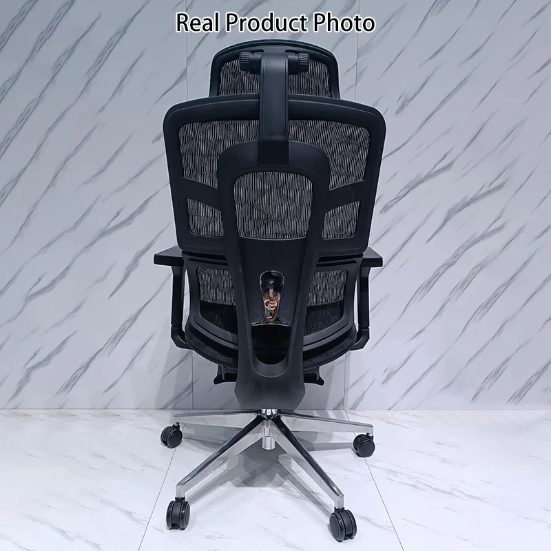 Modern Minimalist High-Back Desk Chair: Ergonomic Mesh Chair - 3D Armrest Height-Adjustable Gaming Office Chair For Home Office