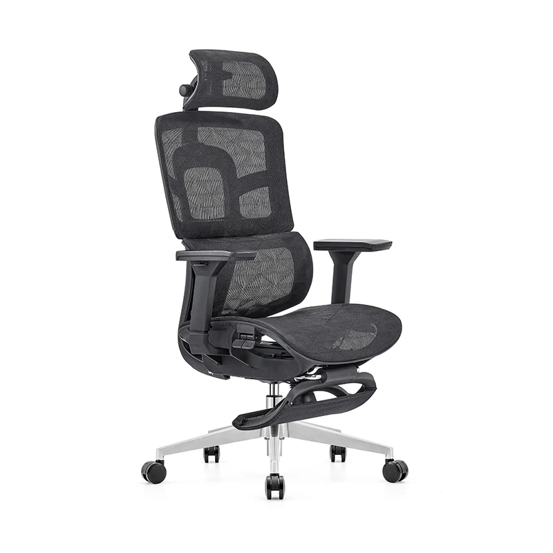 Modern Minimalist High-Back Desk Chair: Ergonomic Mesh Chair - 3D Armrest Height-Adjustable Gaming Office Chair For Home Office