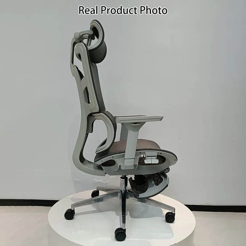 Modern Minimalist High-Back Executive Office Chair: Ergonomic Mesh Chair - Height-Adjustable Desk Chair For Home Office
