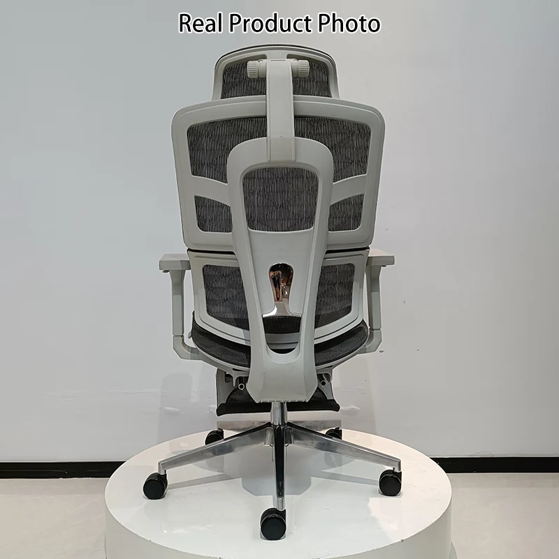 Modern Minimalist High-Back Executive Office Chair: Ergonomic Mesh Chair - Height-Adjustable Desk Chair For Home Office