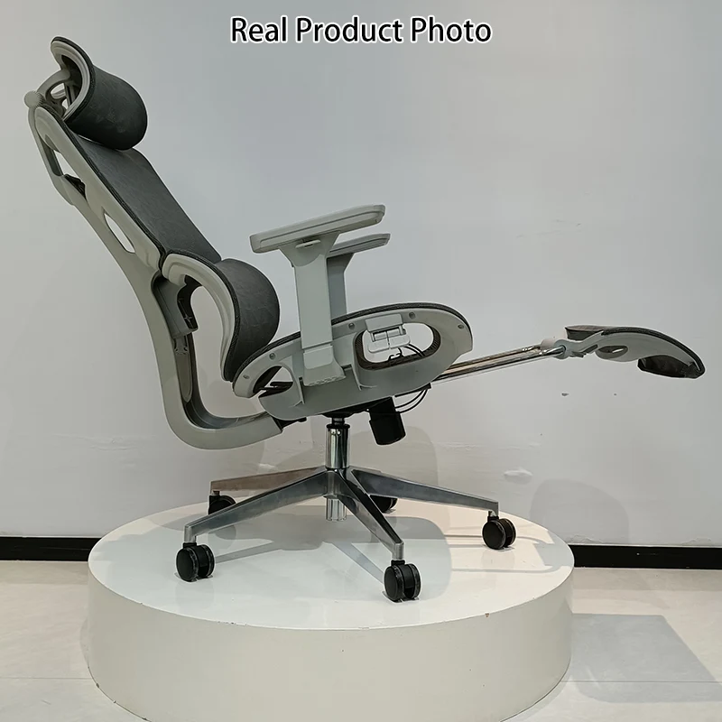 Modern Minimalist High-Back Executive Office Chair: Ergonomic Mesh Chair - Height-Adjustable Desk Chair For Home Office
