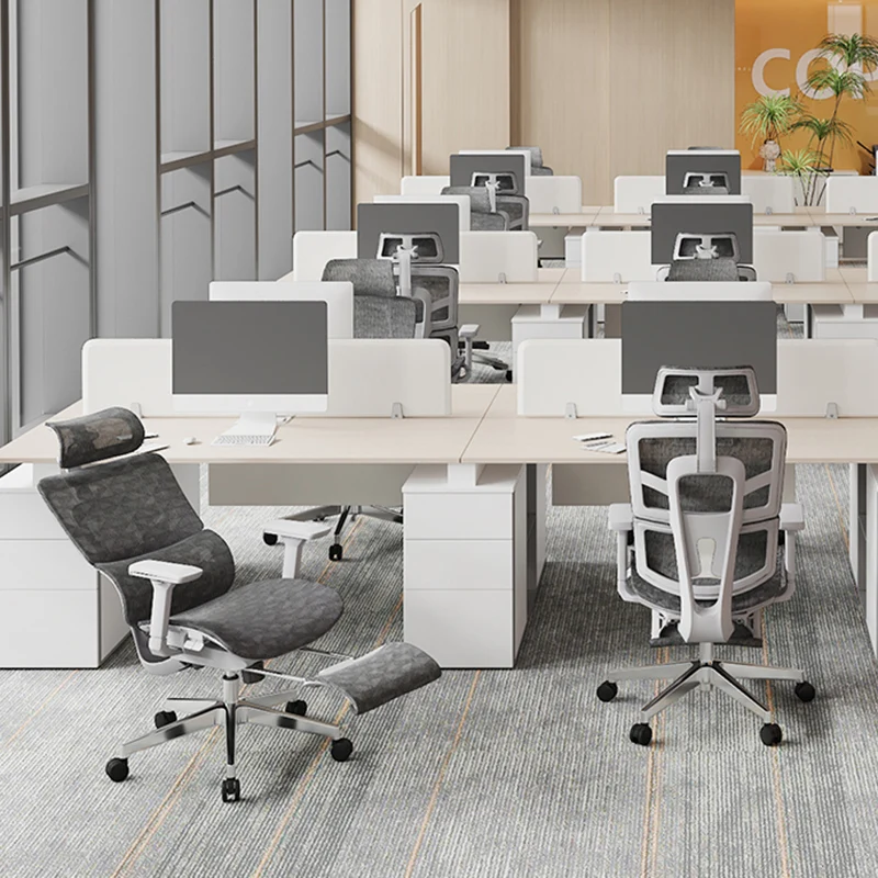 Modern Minimalist High-Back Executive Office Chair: Ergonomic Mesh Chair - Height-Adjustable Desk Chair For Home Office