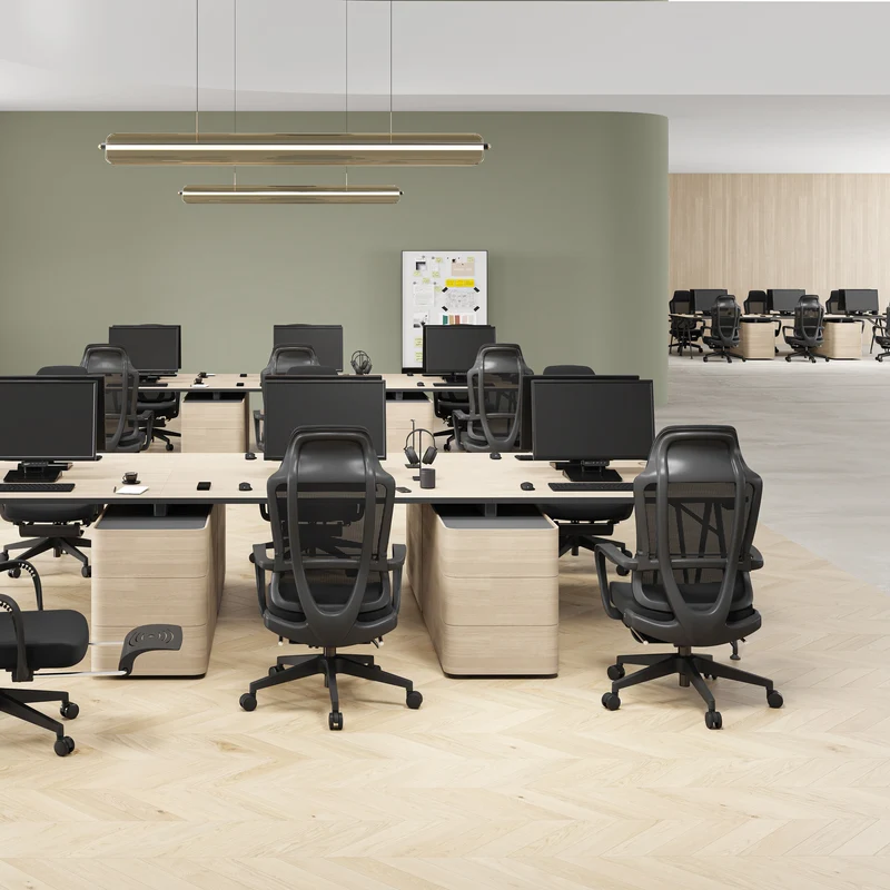 Modern Executive Ergonomic Office Chair With Footrest - High Back Mesh Desk Chair With 150° Recline For Home Office