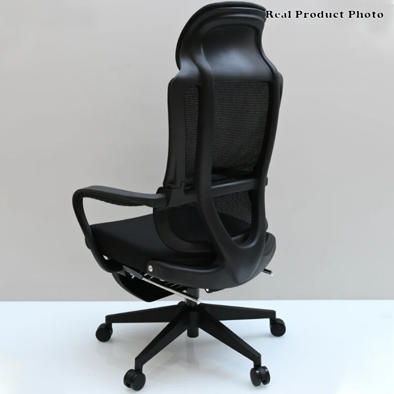 Modern Executive Ergonomic Office Chair With Footrest - High Back Mesh Desk Chair With 150° Recline For Home Office