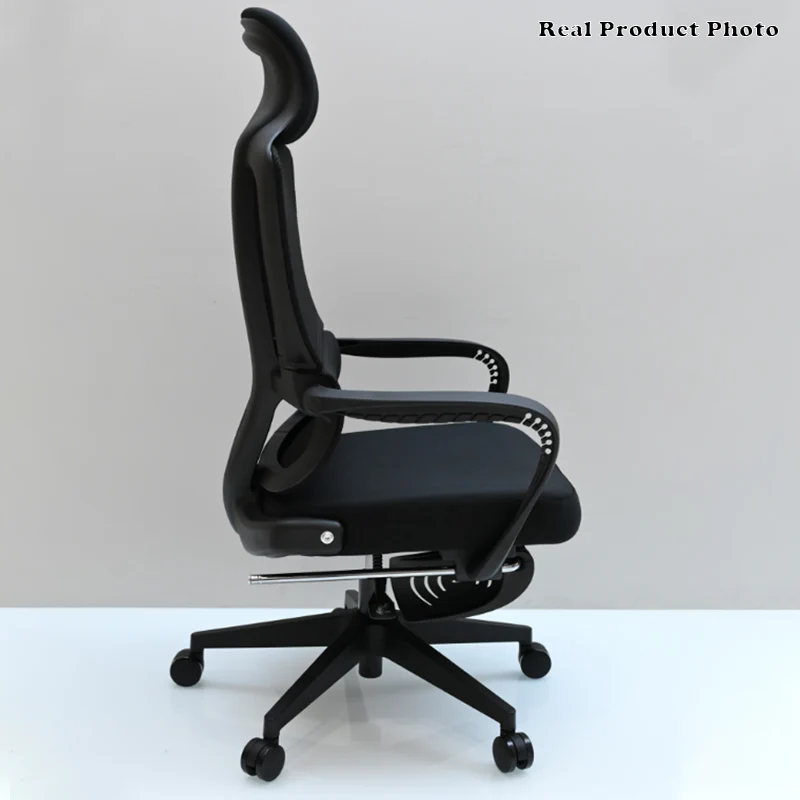 Modern Executive Ergonomic Office Chair With Footrest - High Back Mesh Desk Chair With 150° Recline For Home Office