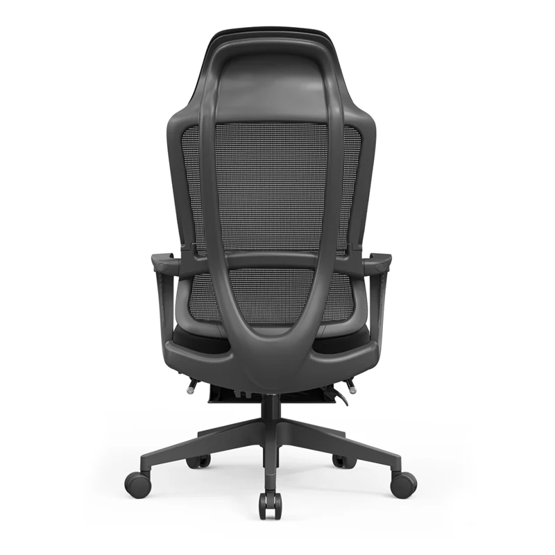 Modern Executive Ergonomic Office Chair With Footrest - High Back Mesh Desk Chair With 150° Recline For Home Office