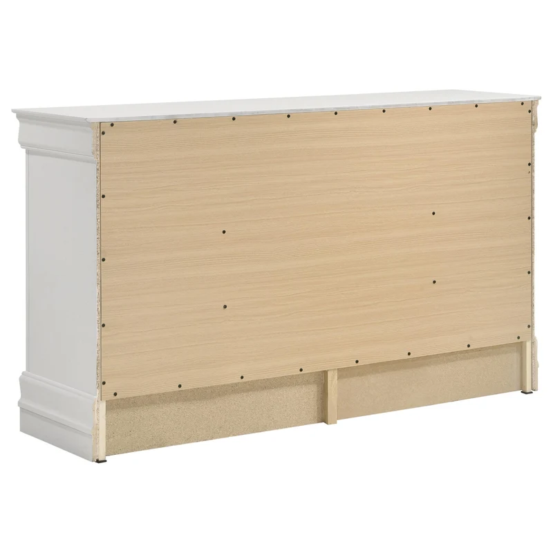 Coaster Furniture Louis Philippe 202443 6-Drawer Dresser - White