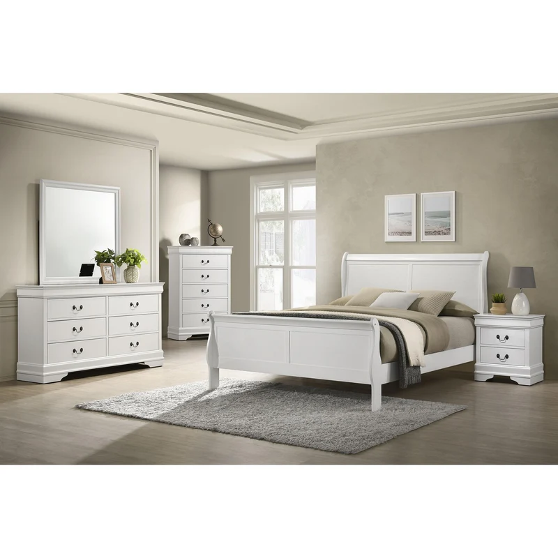 Coaster Furniture Louis Philippe 202443 6-Drawer Dresser - White