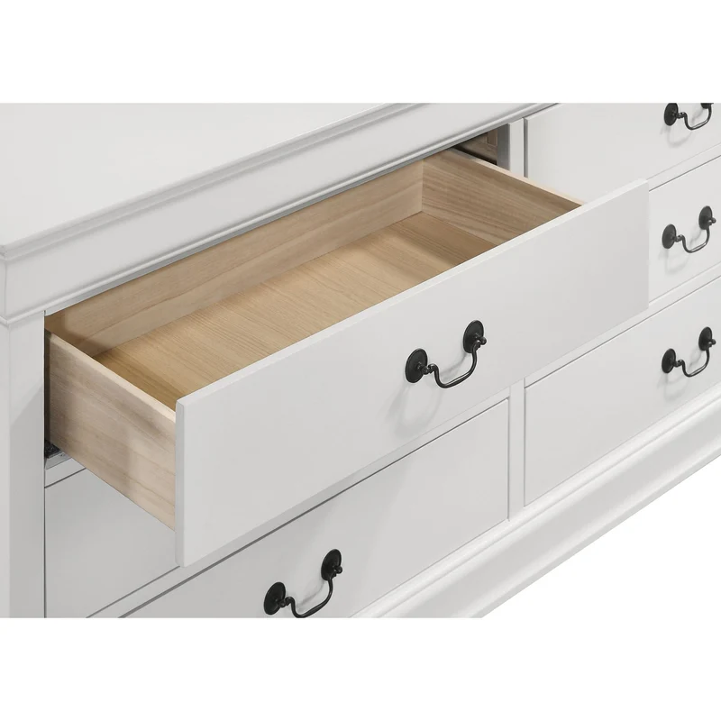 Coaster Furniture Louis Philippe 202443 6-Drawer Dresser - White