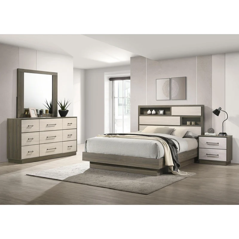 Coaster Furniture Fenwick 224981Q-S4 6 pc Queen Bookcase Bedroom Set