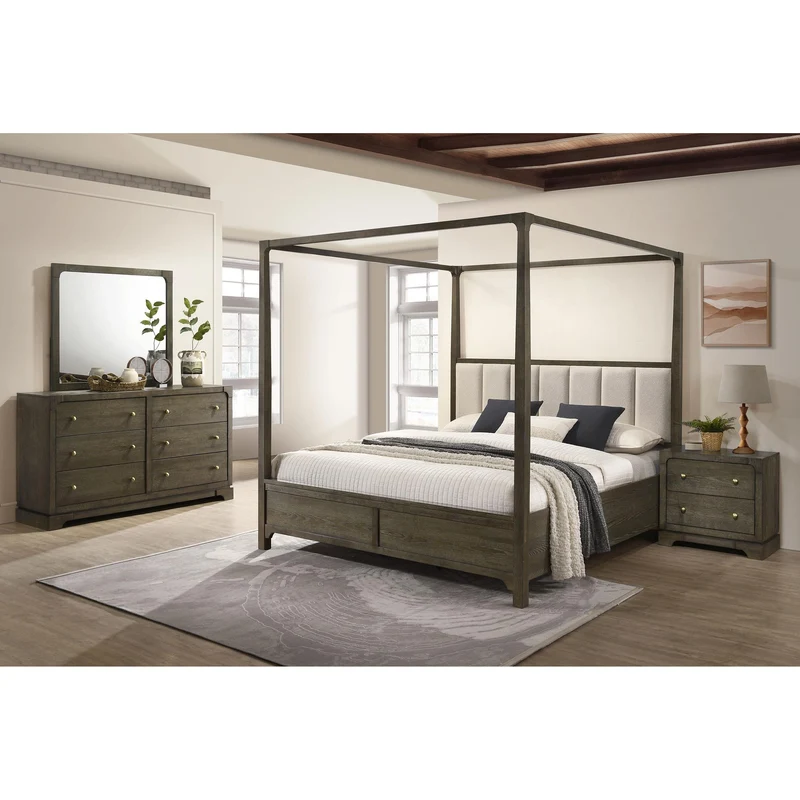 Coaster Furniture Gran Park 224931Q-S4 6 pc Queen Canopy Bedroom Set