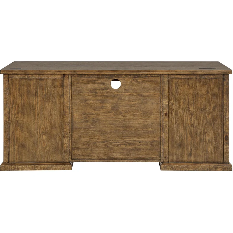 Coaster Furniture Altidore 800795 68-inch 7-drawer Executive Home Office Desk - Distressed Brown