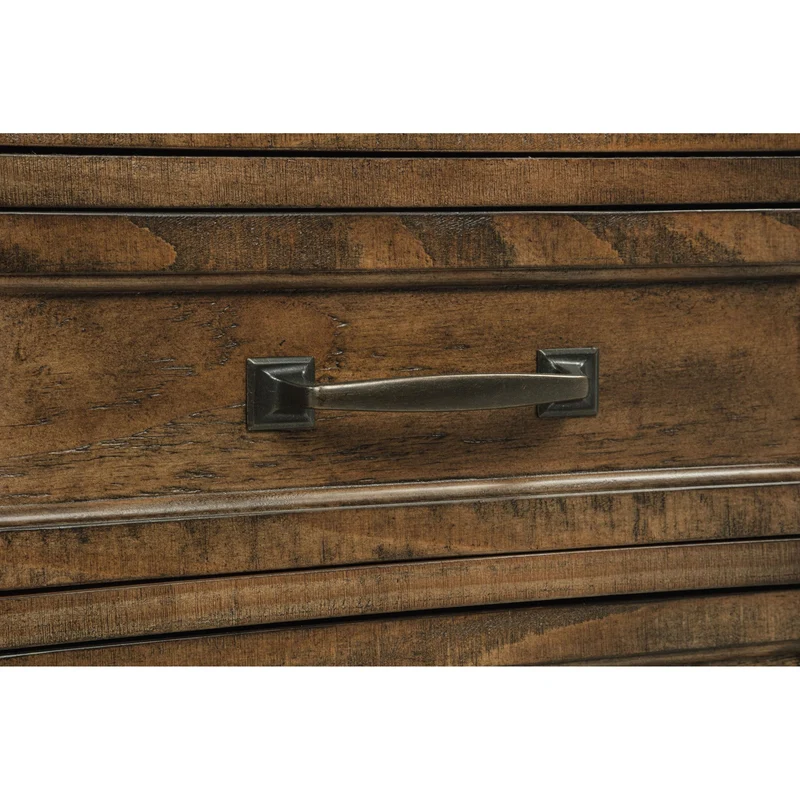 Coaster Furniture Altidore 800795 68-inch 7-drawer Executive Home Office Desk - Distressed Brown