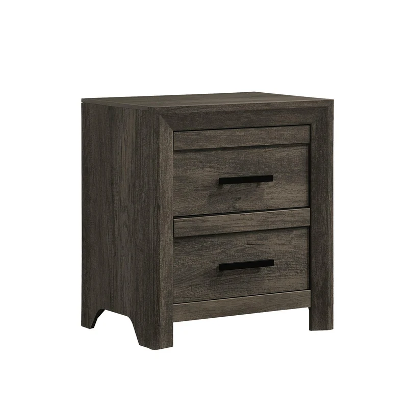 Elements International Eleanor EL400NSZS 2-Drawer Nightstand