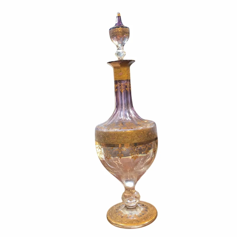 Karlsbad Moser Austria glass bottle