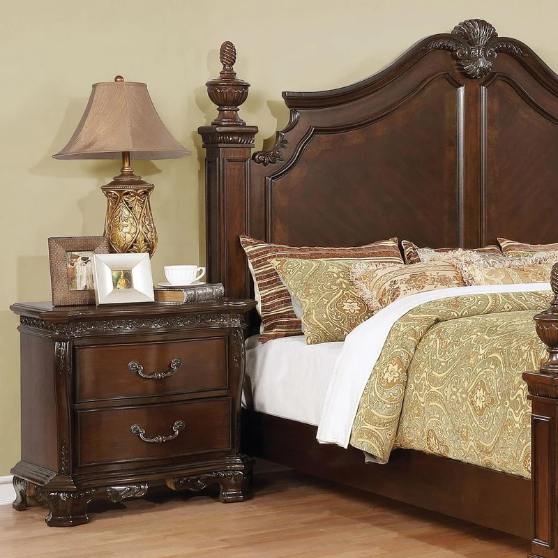Furniture of America Hesperos 2-Drawer Nightstand CM7798CH-N