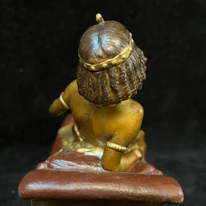 Bronze sculpture of Cleopatra by Franz Bergmann, signed (Nam Greb)