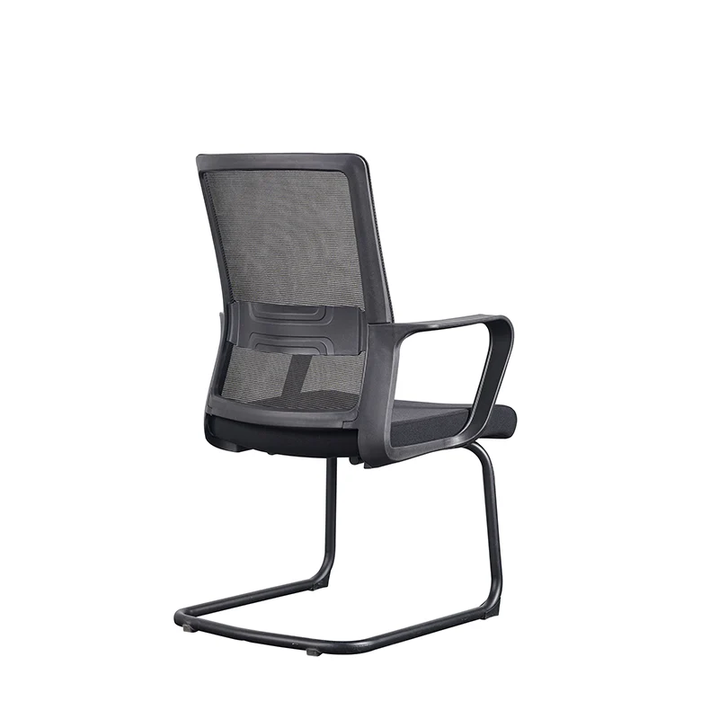 Modern Breathable Executive Office Chair With Ergonomic Mesh Support - Durable Steel Cantilever Frame Desk Chair For Home Office