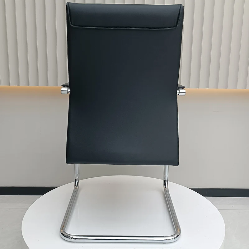 Modern Cantilever Desk Chair With Heavy-Duty Steel Frame & High-Density Foam - Black Executive Office Chair For Home Office