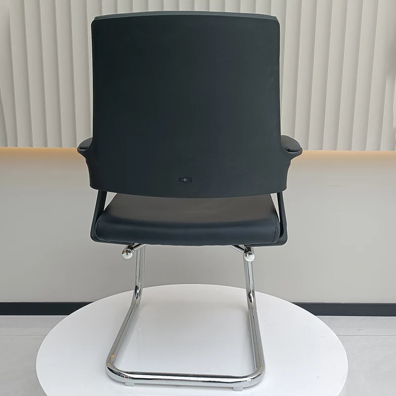 Modern High Back Executive PU Leather Conference Desk Chair - 180° Swivel Return Base Office Chair For Home Office