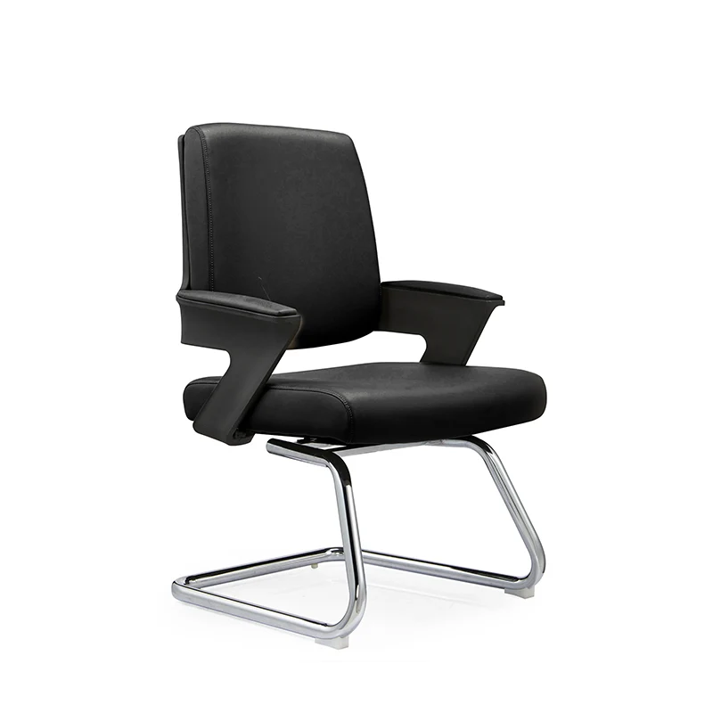 Modern High Back Executive PU Leather Conference Desk Chair - 180° Swivel Return Base Office Chair For Home Office