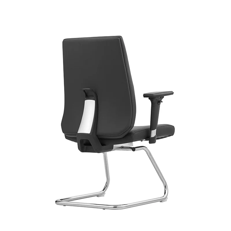 Modern Corporate Executive Desk Chair With 3D Multi-Directional Armrests & PU Leather - High-End Office Reception Chair For Home Office