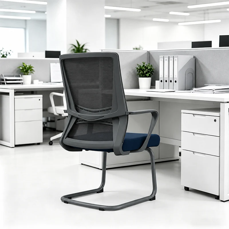 Modern Minimalist Ergonomic Executive Mesh Office Chair - Breathable Lumbar Support Desk Chair For Home Office