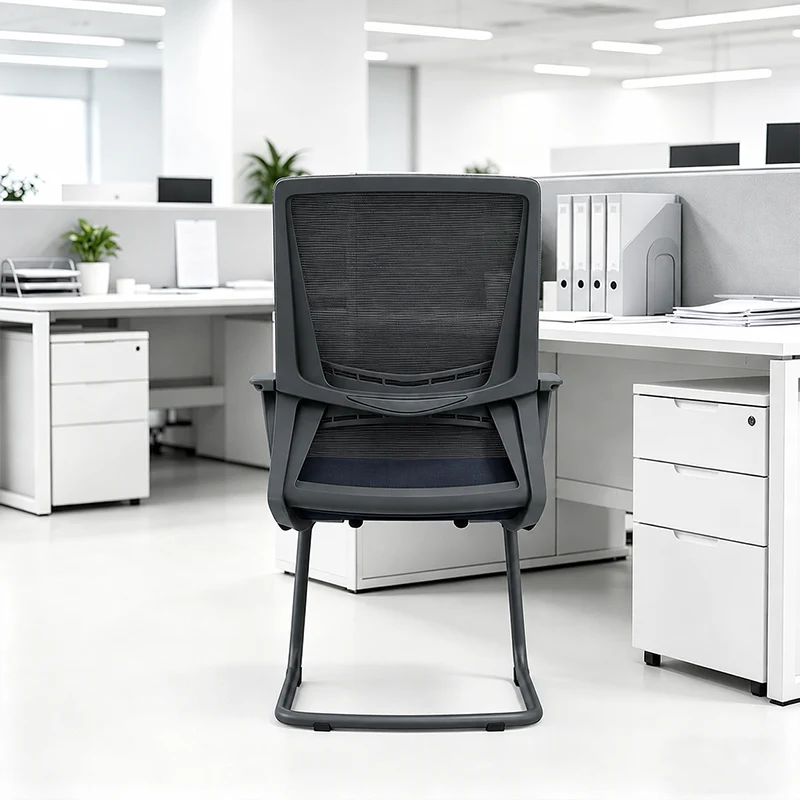 Modern Minimalist Ergonomic Executive Mesh Office Chair - Breathable Lumbar Support Desk Chair For Home Office