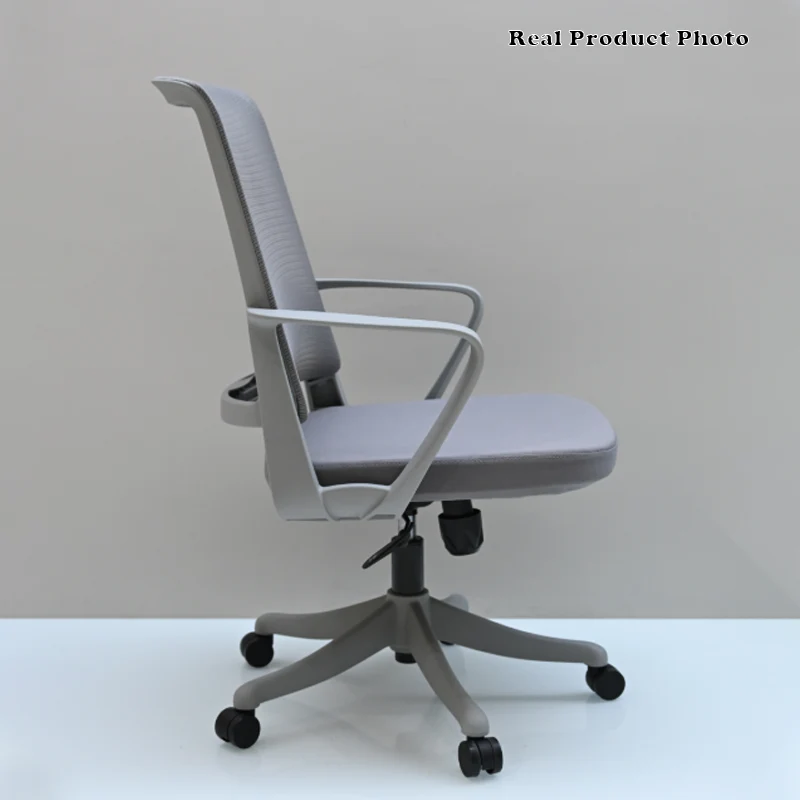 Modern Ergonomic High Density Foam Cushion Breathable Mesh Desk Chair - Rectangular Lumbar Support Mid Back Office Chair For Home Office