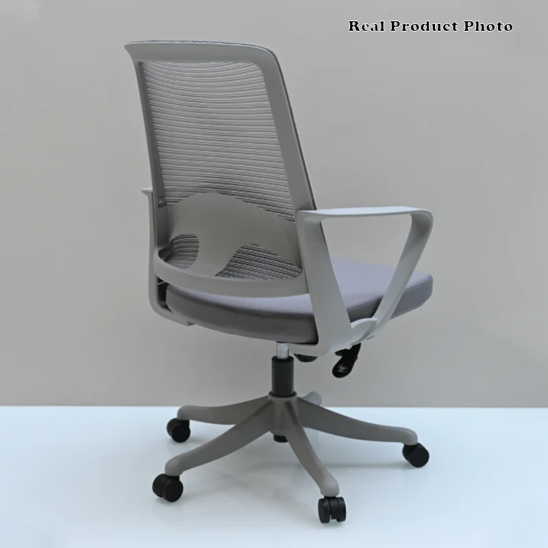 Modern Ergonomic High Density Foam Cushion Breathable Mesh Desk Chair - Rectangular Lumbar Support Mid Back Office Chair For Home Office
