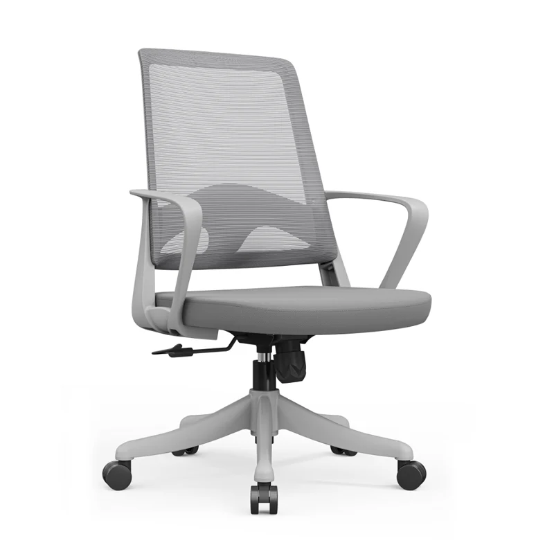 Modern Ergonomic High Density Foam Cushion Breathable Mesh Desk Chair - Rectangular Lumbar Support Mid Back Office Chair For Home Office