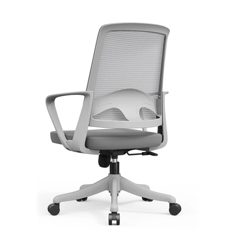 Modern Ergonomic High Density Foam Cushion Breathable Mesh Desk Chair - Rectangular Lumbar Support Mid Back Office Chair For Home Office