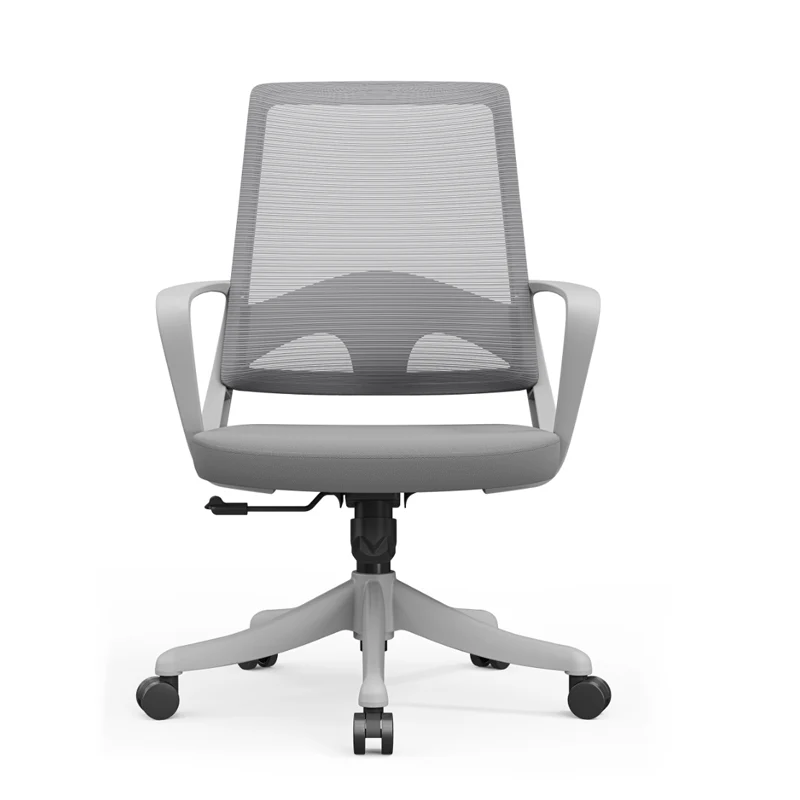 Modern Ergonomic High Density Foam Cushion Breathable Mesh Desk Chair - Rectangular Lumbar Support Mid Back Office Chair For Home Office