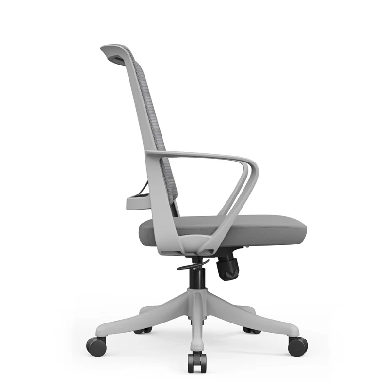 Modern Ergonomic High Density Foam Cushion Breathable Mesh Desk Chair - Rectangular Lumbar Support Mid Back Office Chair For Home Office