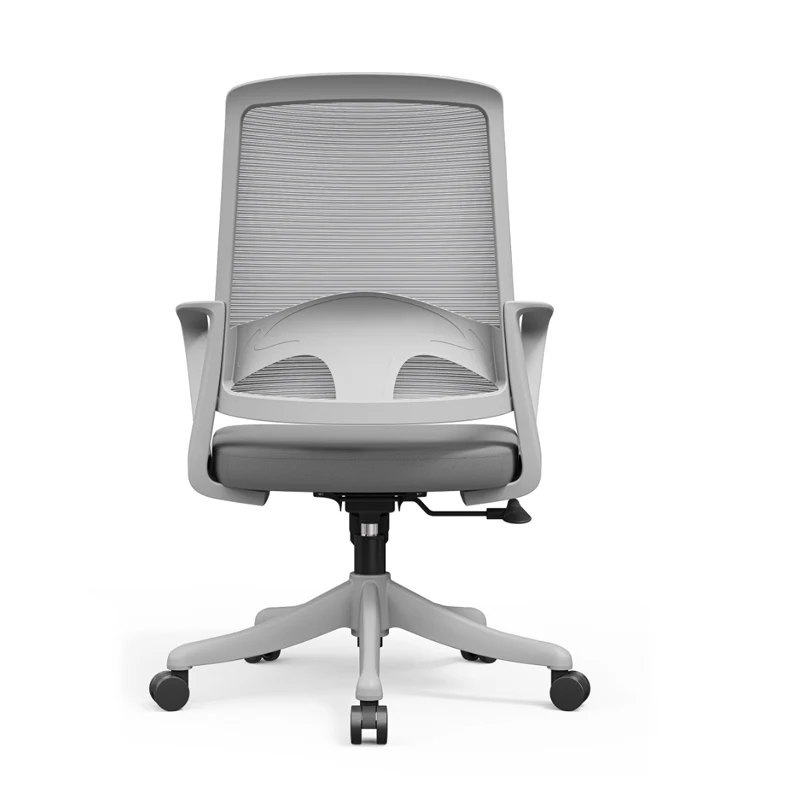 Modern Ergonomic High Density Foam Cushion Breathable Mesh Desk Chair - Rectangular Lumbar Support Mid Back Office Chair For Home Office
