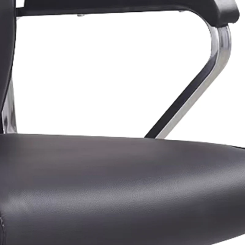 Modern Minimalist High-Back Desk Chair: Faux Leather - Ergonomic Business Office Chair For Home Office