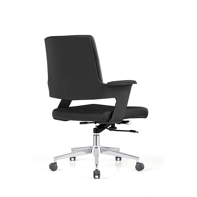 Modern Minimalist Mid-Back Desk Chair: Highly Resilient Comfortable Seat - Ergonomic Office Chair For Home Office