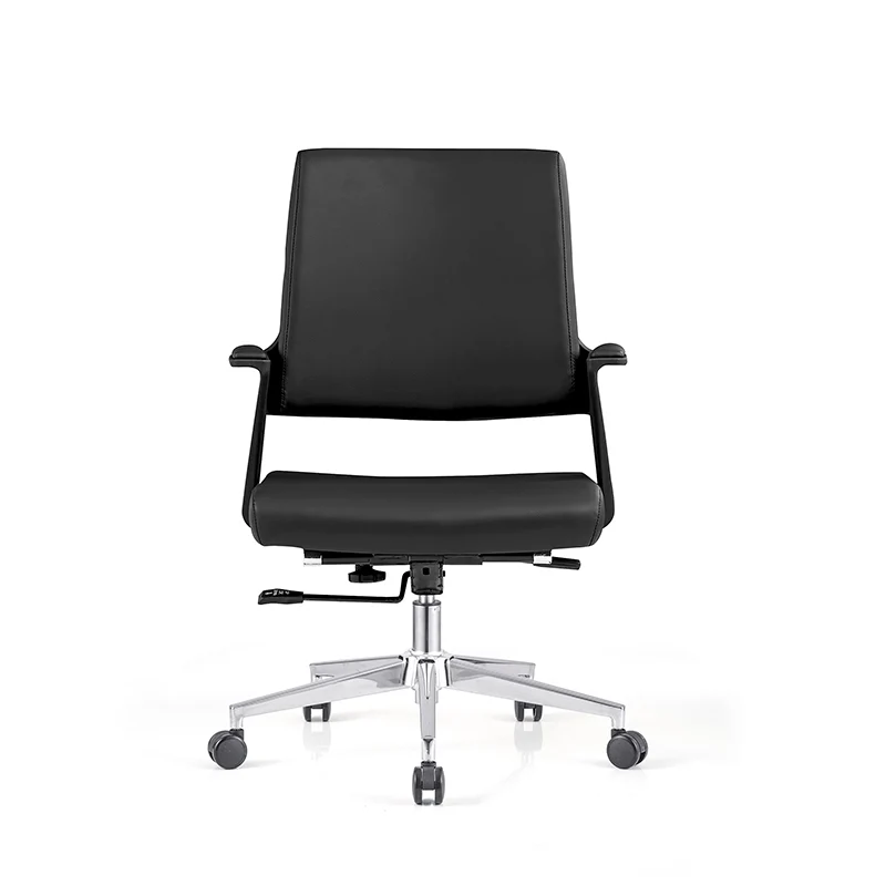 Modern Minimalist Mid-Back Desk Chair: Highly Resilient Comfortable Seat - Ergonomic Office Chair For Home Office