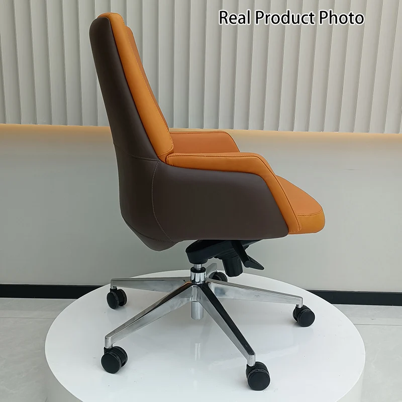 Modern Minimalist Mid-Back Office Chair: Ergonomic Design - Silent-Castor Desk Chair For Home Office