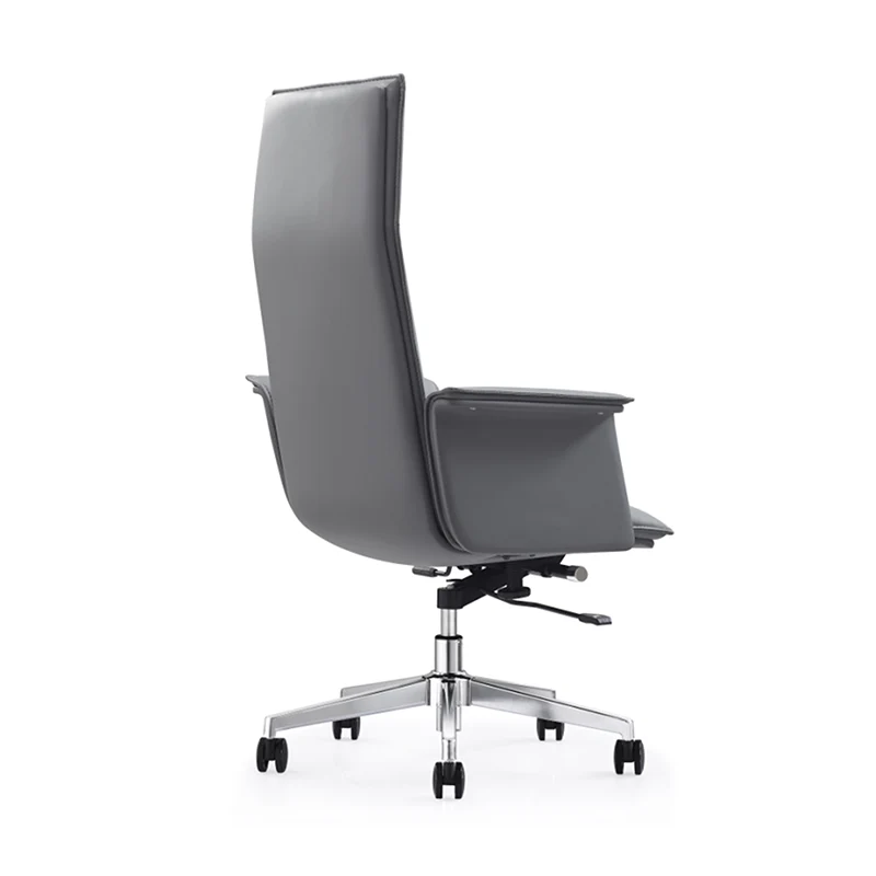 Modern Minimalist Premium Executive Chair: Leather Height-Adjustable Office Chair - Ergonomic Desk Chair For Home Office