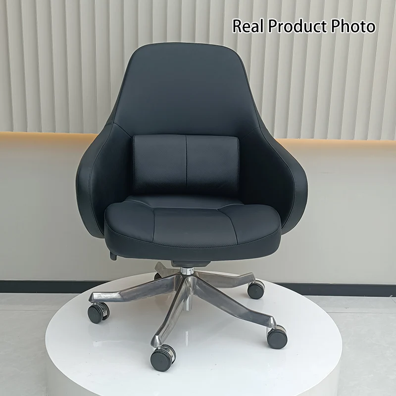 High-End Ergonomic Desk Chair: High-Back Executive Chair - Adjustable Swivel Office Chair For Home Office