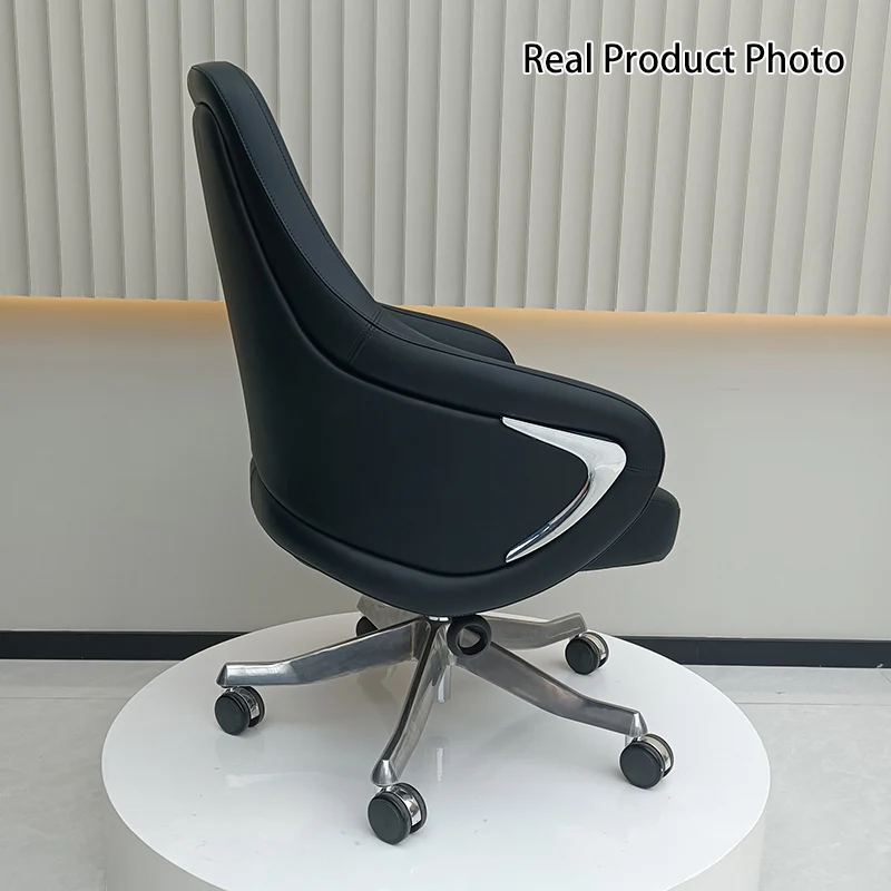High-End Ergonomic Desk Chair: High-Back Executive Chair - Adjustable Swivel Office Chair For Home Office
