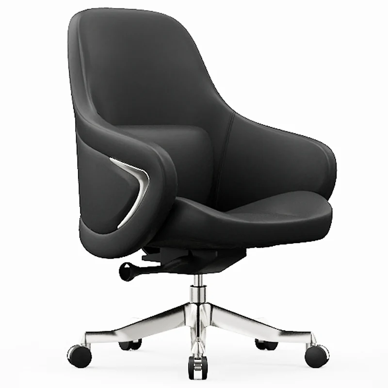 High-End Ergonomic Desk Chair: High-Back Executive Chair - Adjustable Swivel Office Chair For Home Office